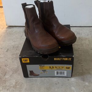 Abbey ST P91027 Steel Toe Women,s Rugged Brown Boots